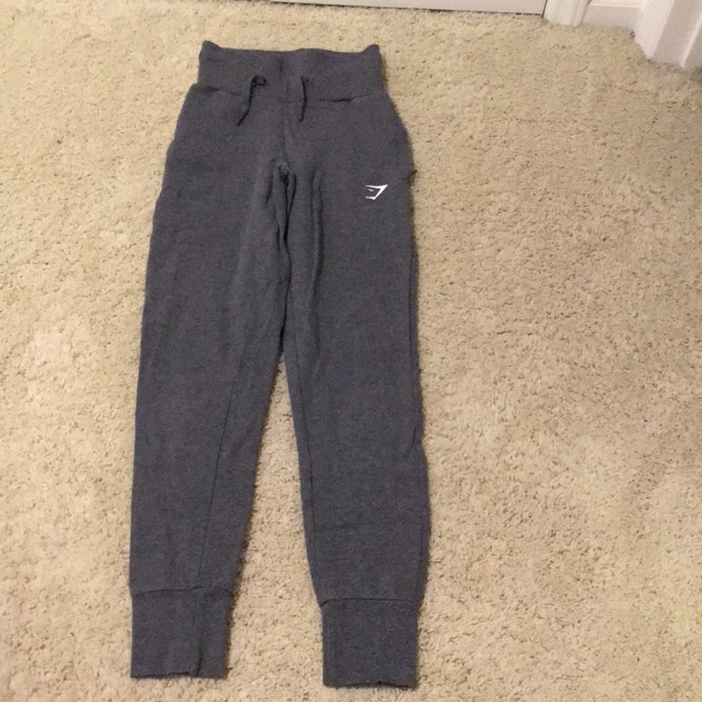 Gymshark high waisted grey joggers
